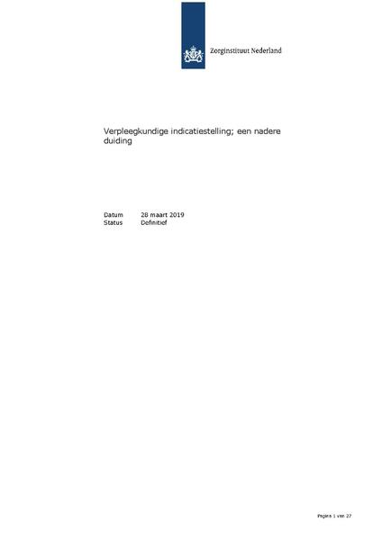 Bestand:Verpleegkundige indicatiestelling - een nadere duiding.pdf